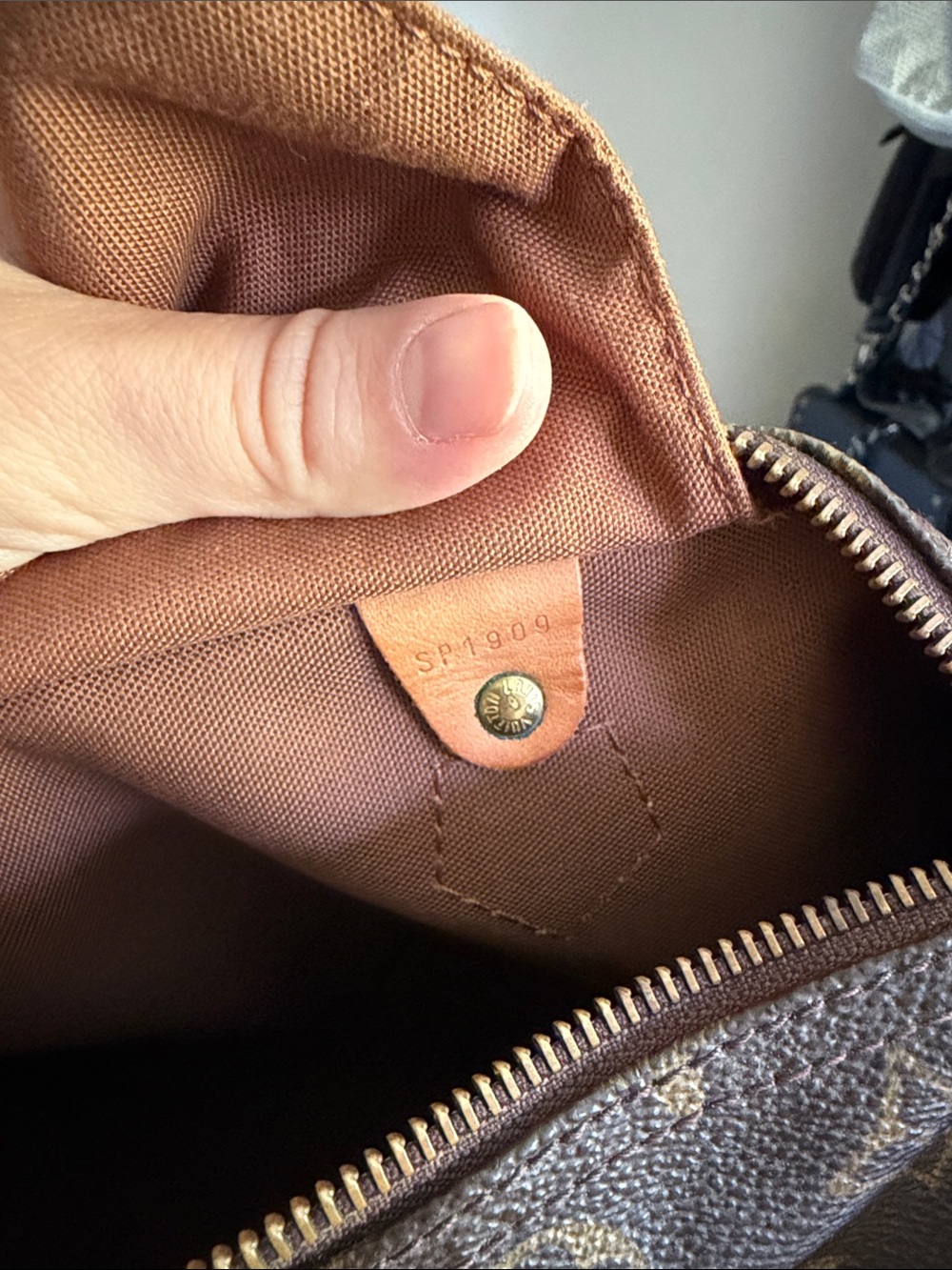 90s/2000s  LV MONO SPEEDY - Picture 6 of 8